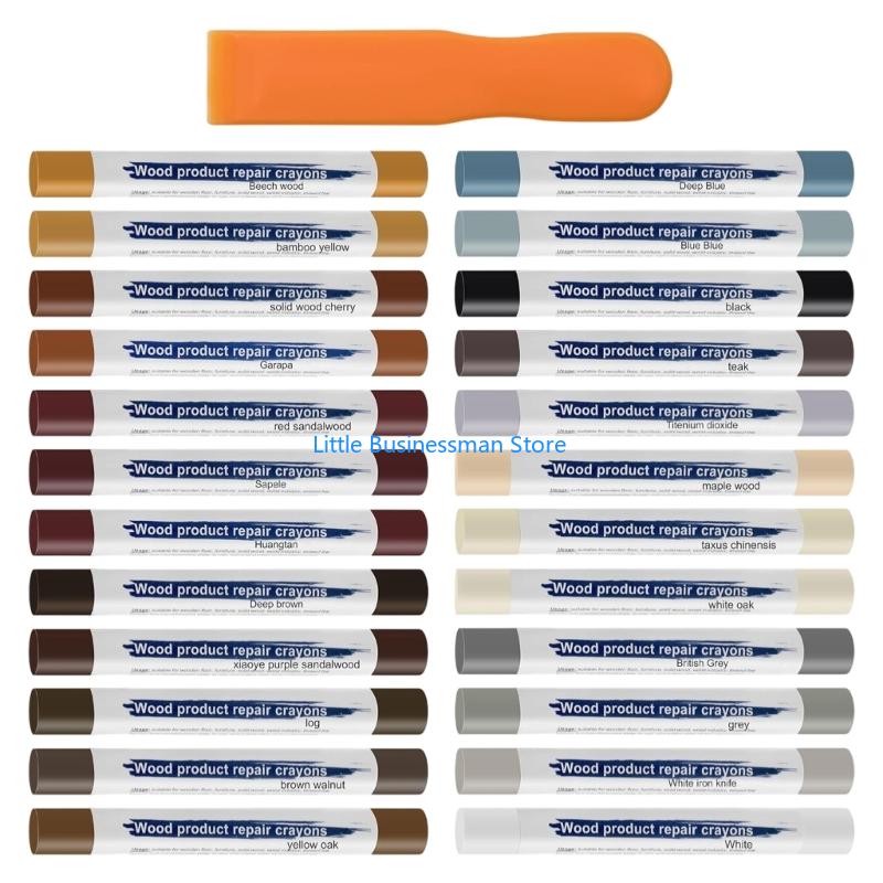 Cabinet Scraper Set - ชั้นและเฟอร์นิเจอร์ Scratch Touch Up Sticks, 24