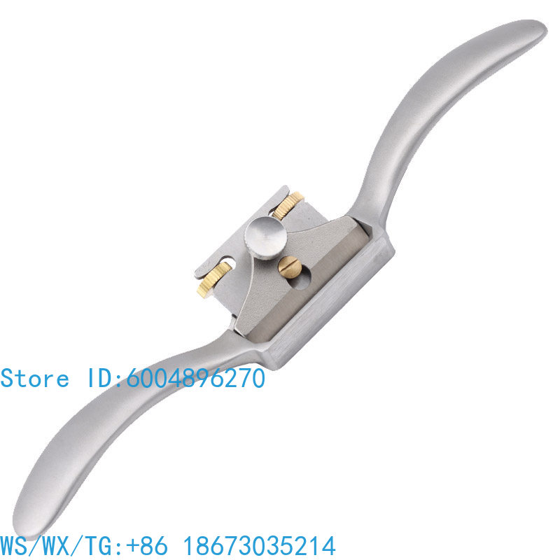 Spokeshave Flat - เครื่องไสไม้ฐานกลมแบนทำจากเหล็กกล้าไร้สนิม