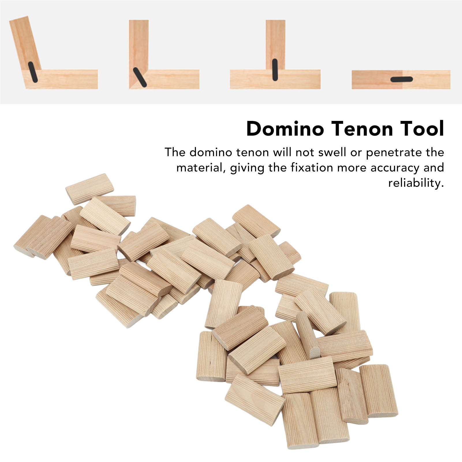 Woodworking Domino - เดือยไม้บีช Domino Tenon ขนาด 8x40 มม.