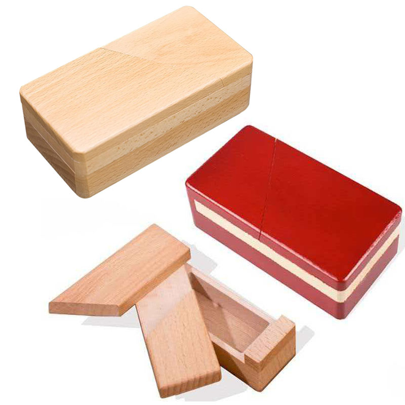 Woodworking Hobby - กล่องปริศนาอันเป็นไปไม่ได้สำหรับผู้ใหญ่และวัยรุ่น ของขวัญเซอร์ไพรส์วันวาเลนไทน์ ของเล่นไม้ฝึกสมอง ลิ้นชักลับมหัศจรรย์ ของเล่นเสริมไอคิว