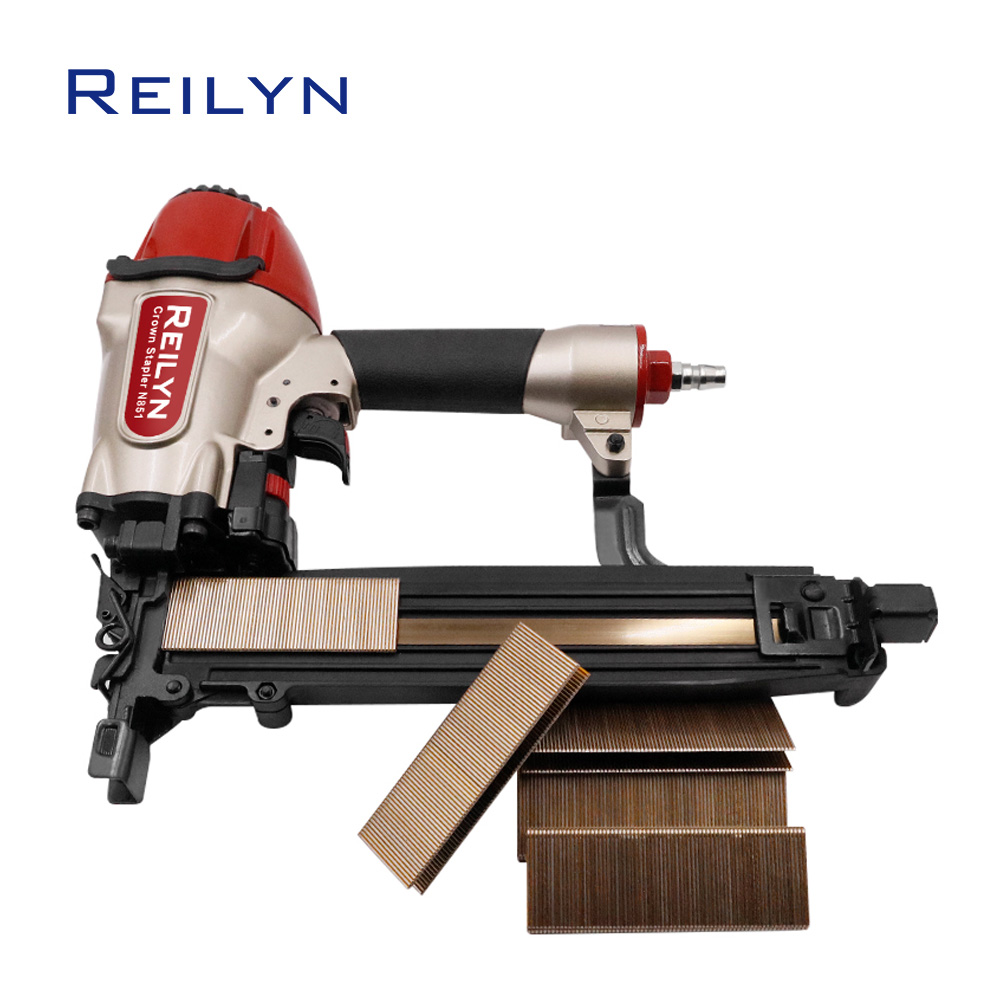 Woodworking Manufacturing - เครื่องเย็บตะปูลมขนาด 16Ga 7/16 นิ้ว รุ่น N851