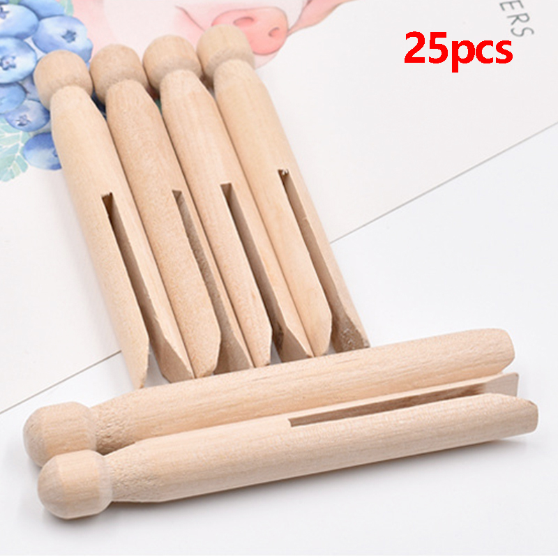 Woodworking Z Clips - ไม้หนีบผ้าแบบดั้งเดิม 25 ชิ้น ขนาด 11 ซม.