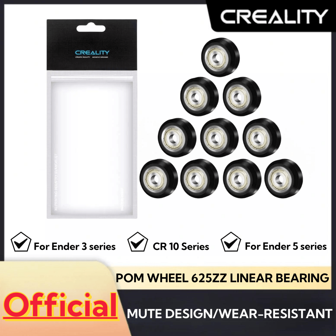 Creality Printer K1 - Creality ลูกรอกพลาสติกสำหรับ3D แบริ่งเชิงเส้น625zz สำหรับ ender 3ชุด/Ender5ซีรีส์/CR