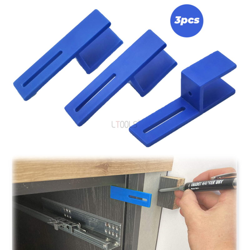 Woodworking Z Clips - 3pcs 18mm Jigs ปิดคลิปไม้วัดและเครื่องหมาย FIXTURE ตู้ตู้เสื้อผ้าไม้กระดานช่างไม้เครื่องมือติดตั้ง