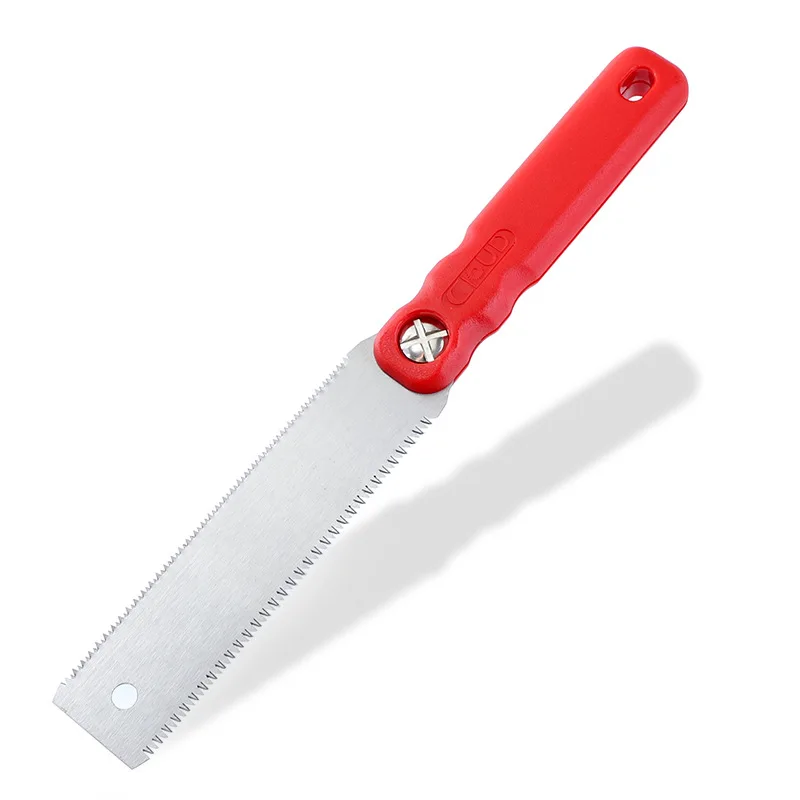 Woodworking Japanese Tools - ญี่ปุ่นขนาดเล็กเลื่อยสองด้านไม้มือ Mini Saw 65mn เหล็กใบมีดยืดหยุ่นสําหรับตัดไม้เครื่องมือพลาสติก