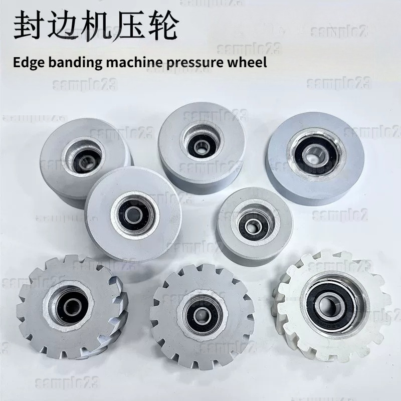 Woodworking Glue Roller - อุปกรณ์เสริมเครื่องปิดขอบ 2 ชิ้น, ลูกกลิ้งกดสายพานเครื่องปิดขอบ, ลูกกลิ้งป้อนวัสดุ, ลูกกลิ้งกาว,