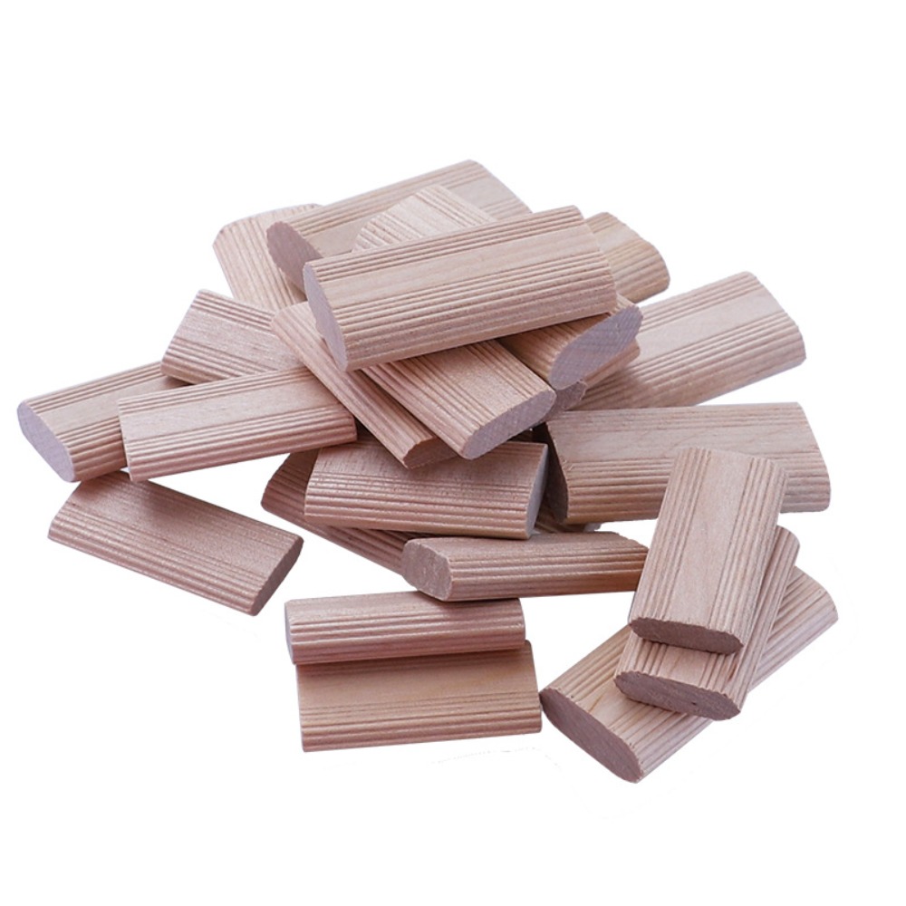 Woodworking Domino - 50/100Pcs Beech ไม้ Domino Tenons ตําแหน่งเครื่องมือ