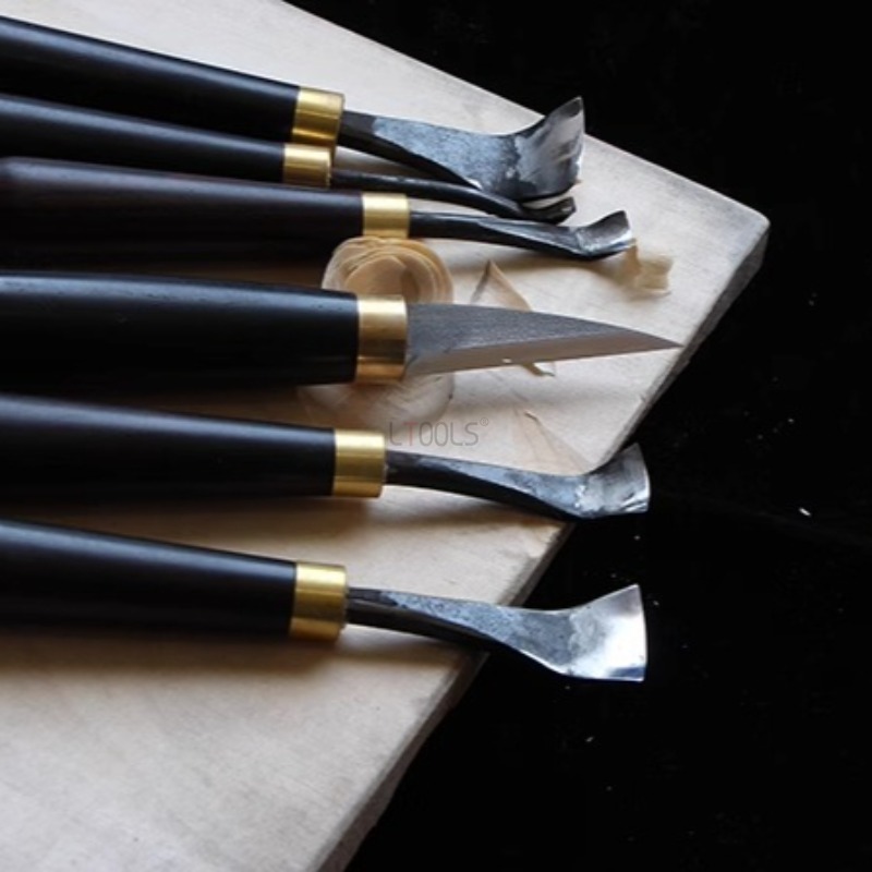 Woodworking Manufacturing - งานไม้ DIY ช้อนขุดมีดแกะสลักความแม่นยําพิเศษมีดโค้งช่างฝีมือมืออาชีพต้นไม้-รากแกะสลักเครื่องมือ