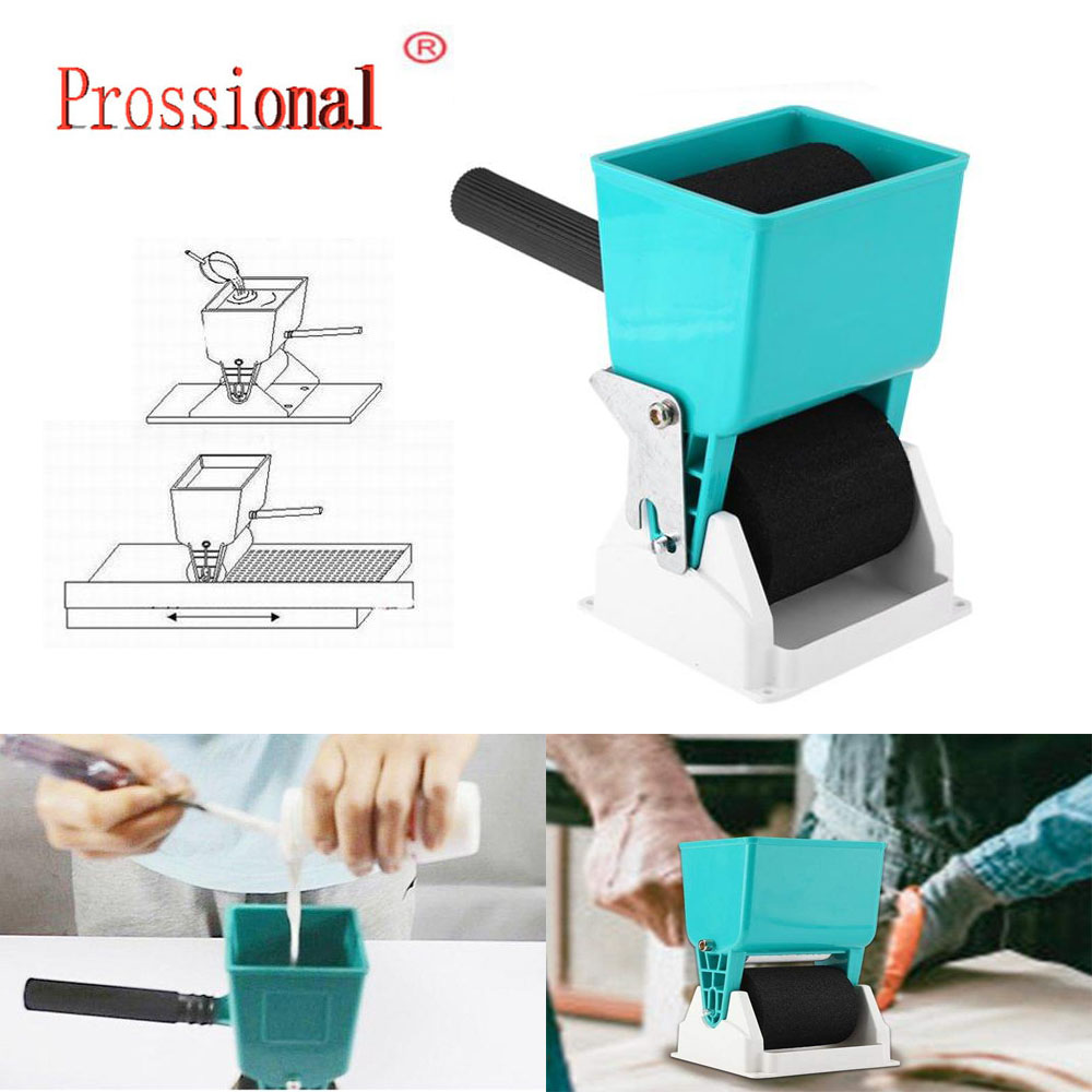 Woodworking Glue Roller - แบบพกพามือถือกาว Applicator Roller Manual Gluer สำหรับงานไม้จิตรกรรมเครื่องมือถังสี180ML/320ML