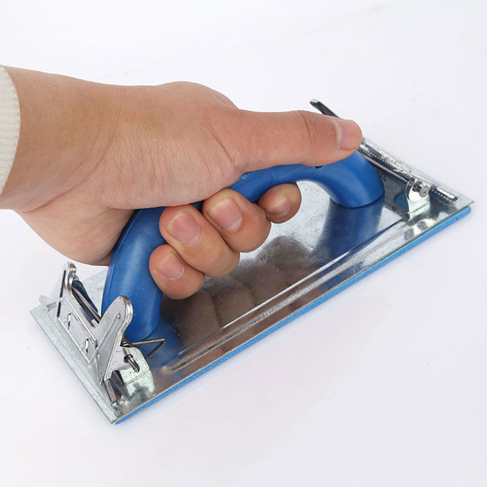 Woodworking File - ที่จับกระดาษทราย 2 ชิ้น เครื่องขัดผนังแบบมือถือ บล็อกขัดกระดาษทรายสำหรับขัดผนัง งานไม้