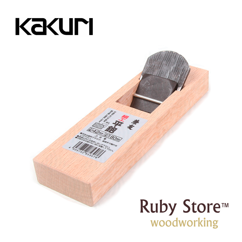 Woodworking Japanese Tools - เครื่องบินมินิบล็อกสไตล์ญี่ปุ่นใบมีด 35 มม. ผลิตในญี่ปุ่น - งานไม้ชั้นดี