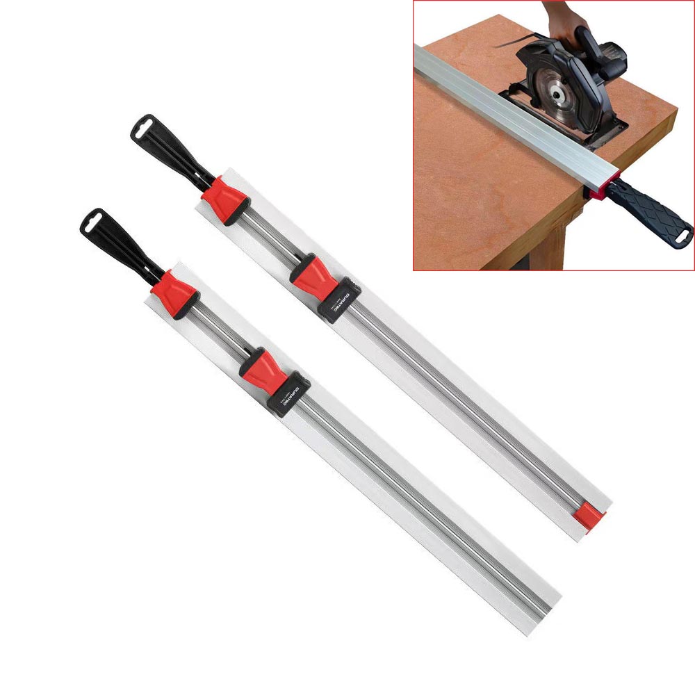 Woodworking Manufacturing - ใหม่เครื่องตัดมัลติฟังก์ชั่นเลื่อยวงเดือนไฟฟ้างานไม้ Inverted ตารางเลื่อยราง Quick Fixing CLAMP
