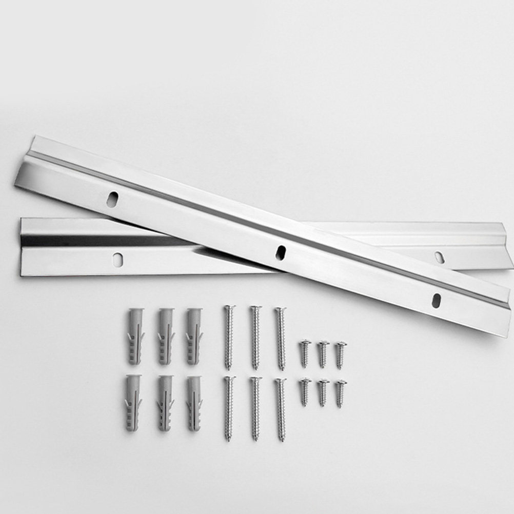 Woodworking Z Clips - ชุดอุปกรณ์ติดตั้งผนังแบบคลิป Z สำหรับแขวนกระจกและรูปภาพ พร้อมขาเหล็กกันลื่นสำหรับงานหนัก ใช้ติดตั้งหัวเตียงและผนัง