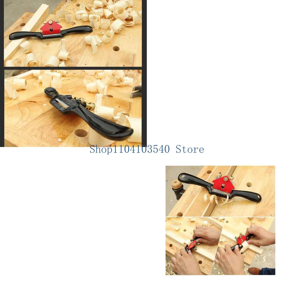 Spokeshave Flat - 02DC งานไม้มือเครื่องมือปรับ Spokeshave Plane Spoke Shave