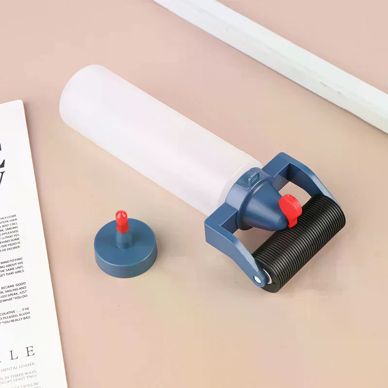 Woodworking Glue Roller - ชุดขวดกาวไม้ขนาด 8 ออนซ์ พร้อมลูกกลิ้ง ขวดพลาสติกสำหรับจ่ายกาว ใช้สำหรับงานไม้