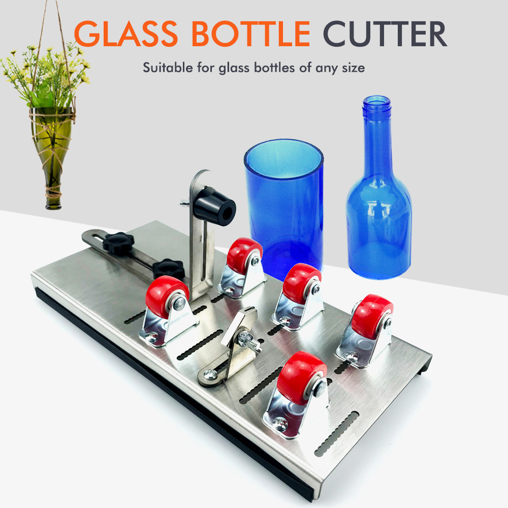 Woodworking Manufacturing - DIY เครื่องตัดขวดแก้วปรับขนาดโลหะ Glassbottle เครื่องตัด Crafting ขวดไวน์ตกแต่งบ้านตัด