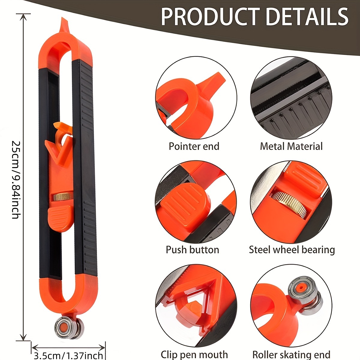 เครื่องมือวัดรูปทรงและขีดเส้น, - Woodworking Company บทวิจารณ์และราคา