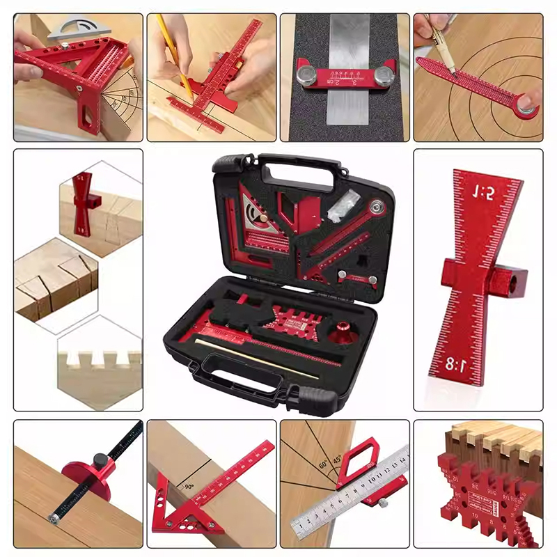 ชุดเครื่องมือวัดงานไม้พร้อมกล่ - Woodworking Free Plans บทวิจารณ์และราคา
