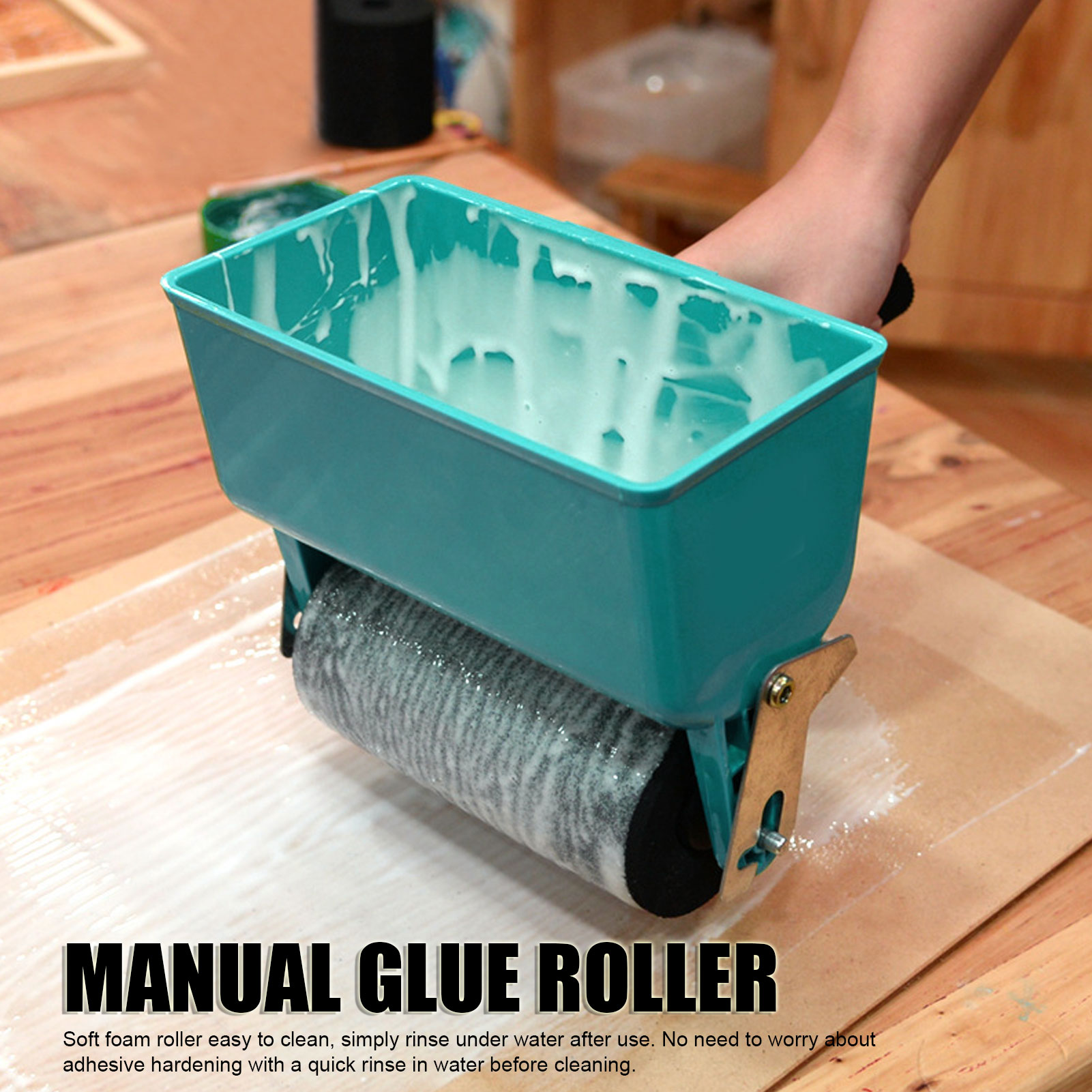 ลูกกลิ้งทากาวแบบมือถือ ขนาด 9  - Woodworking Glue Roller บทวิจารณ์และราคา