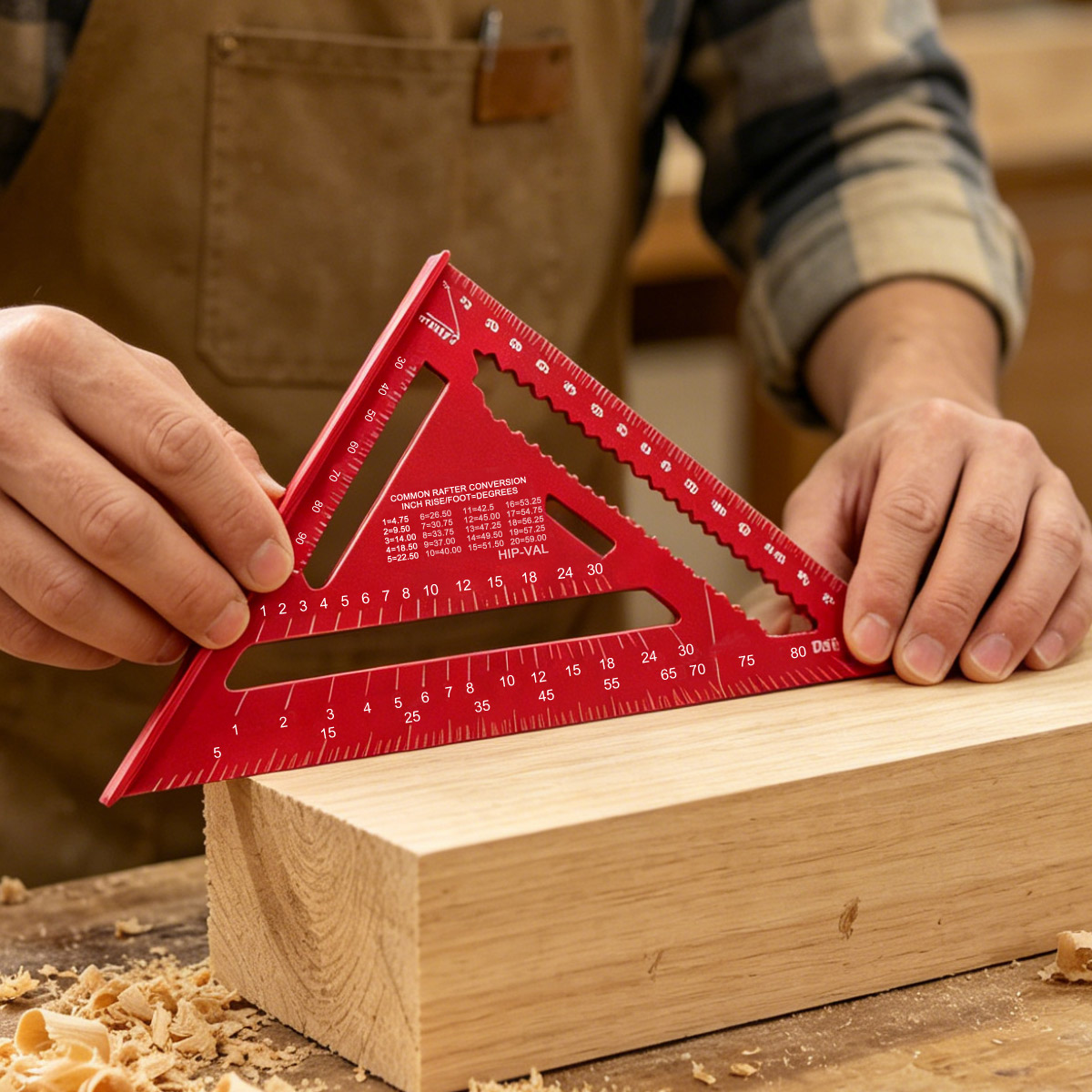 ไม้บรรทัดสามเหลี่ยมอลูมิเนียมอ - Woodworking Company บทวิจารณ์และราคา