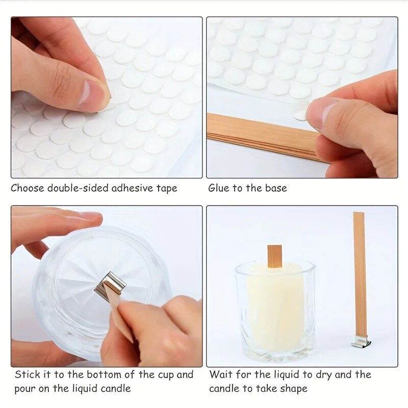 30pcs คุณภาพสูงไม้เทียน Wick พ - Woodworking Z Clips บทวิจารณ์และราคา