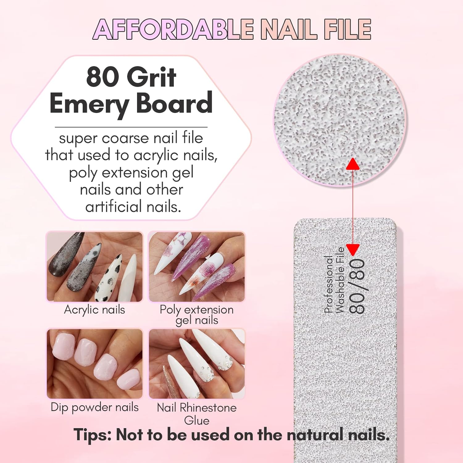 Makartt ตะไบเล็บ 10 ชิ้น Emery - Woodworking File บทวิจารณ์และราคา