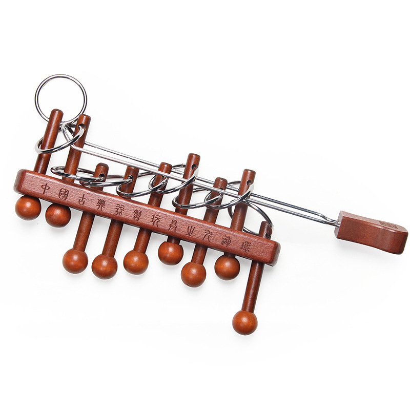 เกมปริศนาเก้าวงแหวนเชื่อมโยงแบ - Woodworking Hobby บทวิจารณ์และราคา
