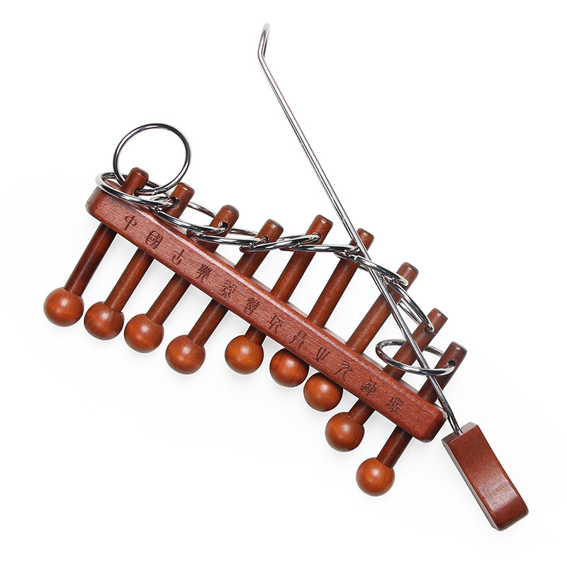 เกมปริศนาเก้าวงแหวนเชื่อมโยงแบ - Woodworking Hobby บทวิจารณ์และราคา