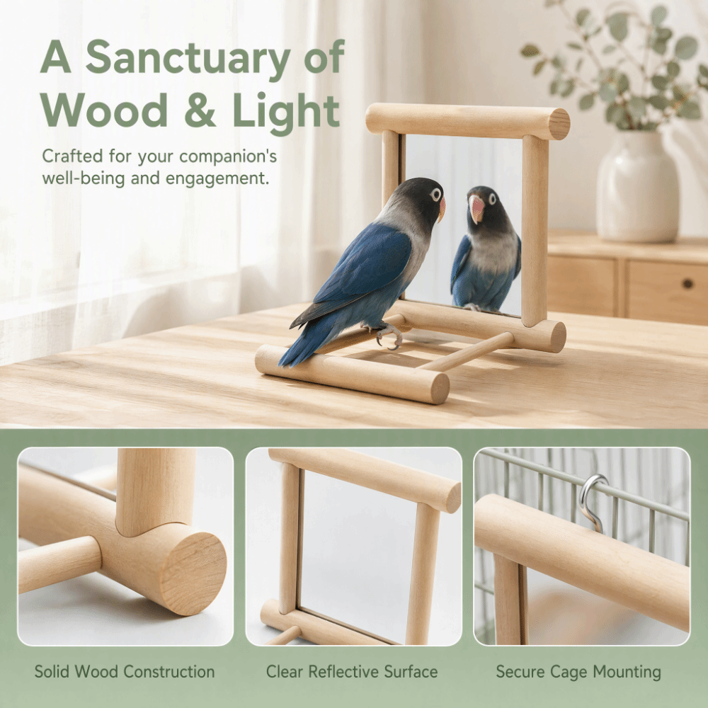 กรงนกไม้พร้อมแผงกระจกติดตั้งใน - Woodworking Zone บทวิจารณ์และราคา