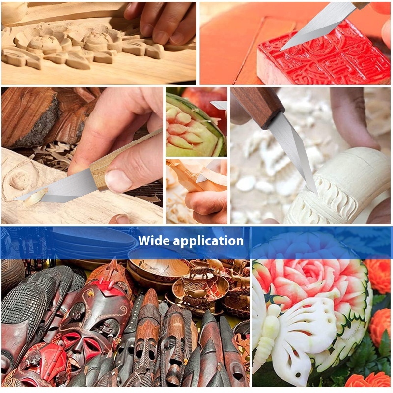 มีดแกะสลักงานฝีมือ ใบมีด CRV ป - Woodworking Manufacturing บทวิจารณ์และราคา