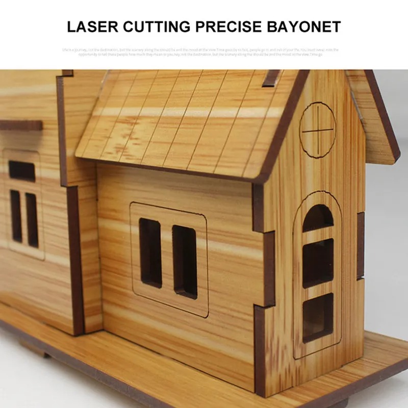 ชุดตัวต่อไม้ 3 มิติ รุ่นบ้านพั - Woodworking Hobby บทวิจารณ์และราคา