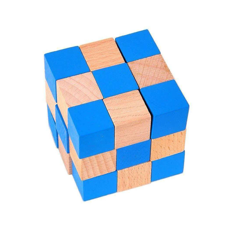 เกมฝึกสมองไม้รูปทรงลูกบาศก์สี่ - Woodworking Hobby บทวิจารณ์และราคา