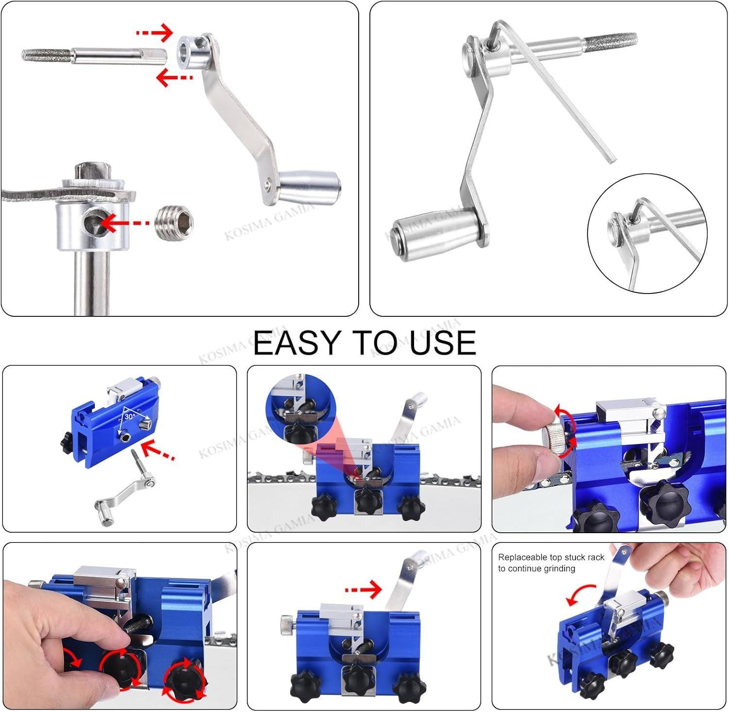 เครื่องลับคมใบเลื่อยโซ่แบบพกพา - Woodworking Shops บทวิจารณ์และราคา