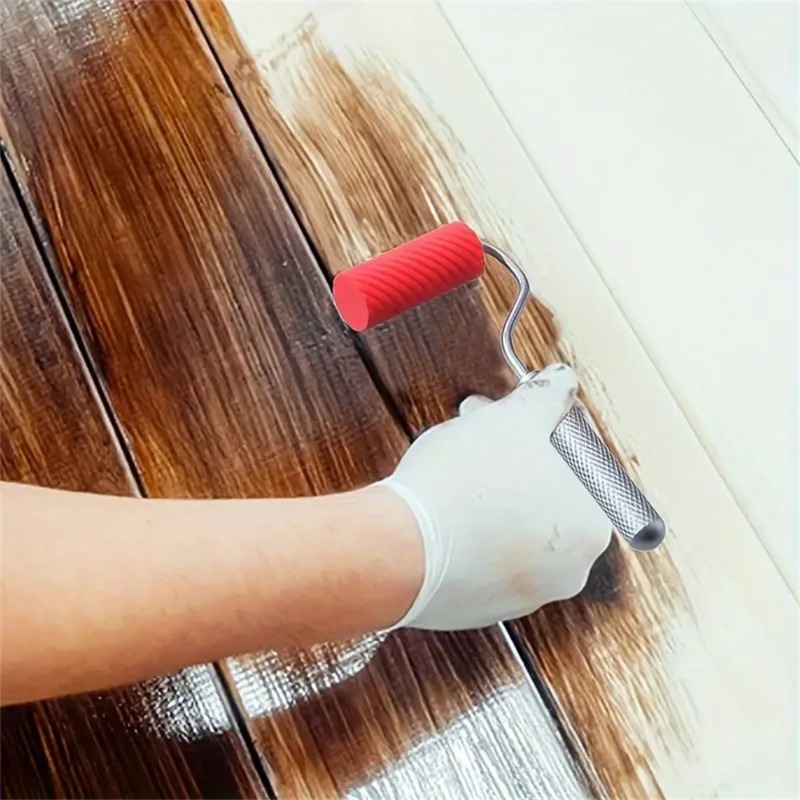 ถาดทาสีพร้อมแปรง กล่องซิลิโคน  - Woodworking Glue Roller บทวิจารณ์และราคา