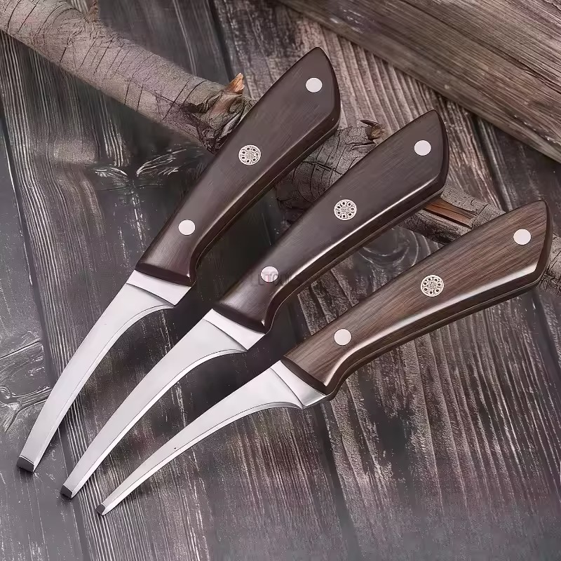 มีดตะขอเหล็กกล้าไร้สนิมความแข็ - Woodworking Manufacturing บทวิจารณ์และราคา