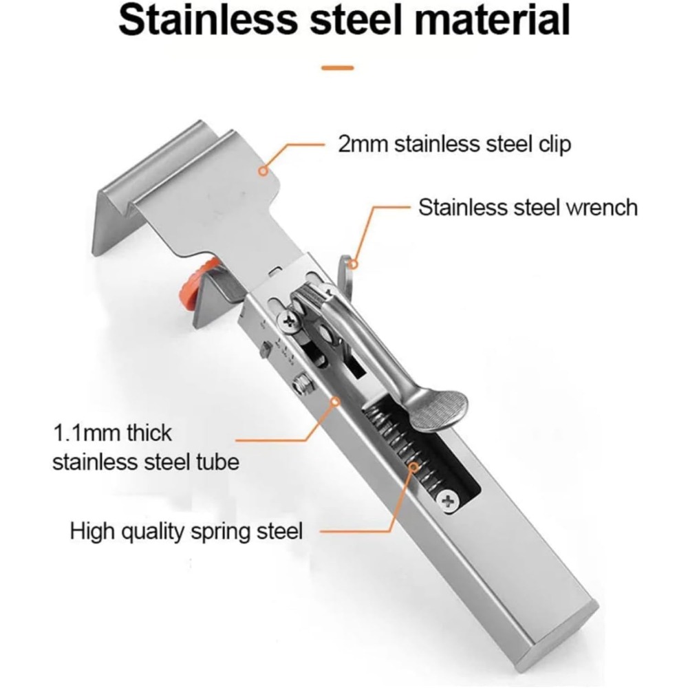 Quick-ติดตั้งลิ้นชักด้านหน้ากา - Woodworking Z Clips บทวิจารณ์และราคา
