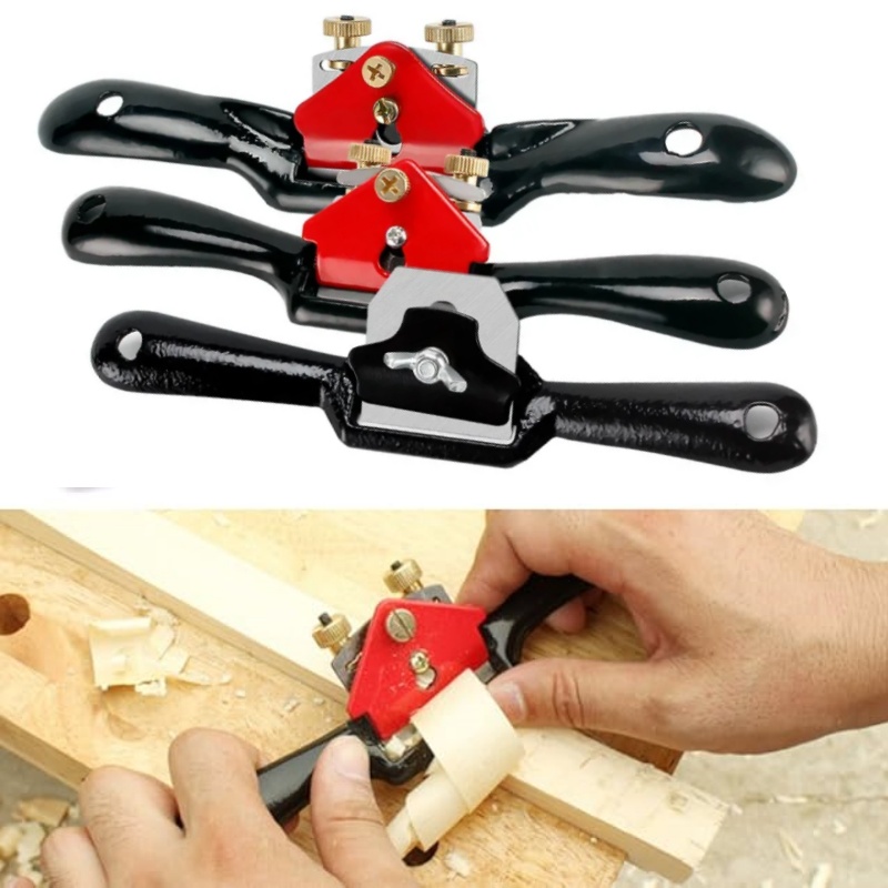 เครื่องไสไม้แบบมือหมุน ฐานแบนป - Spokeshave Flat บทวิจารณ์และราคา