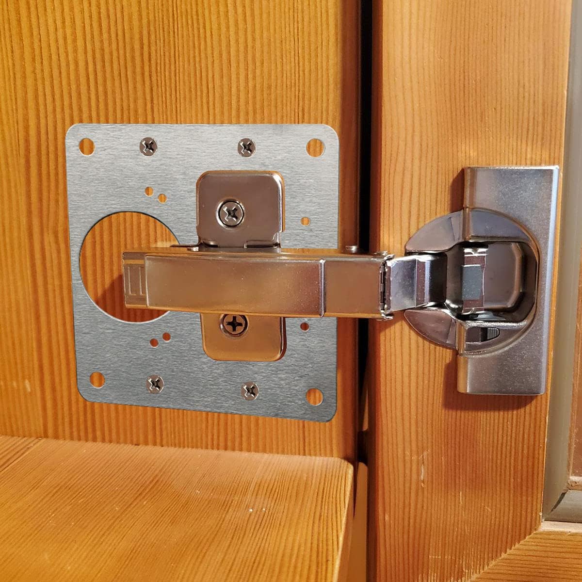 แผ่นซ่อมบานพับประตูตู้ แผ่นยึด - Cabinet Scraper Set บทวิจารณ์และราคา