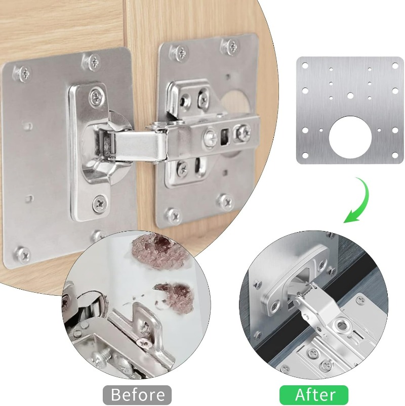 แผ่นซ่อมบานพับประตูตู้ แผ่นยึด - Cabinet Scraper Set บทวิจารณ์และราคา