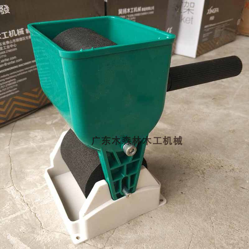 ลูกกลิ้งกาวแบบดรัม เครื่องทาแป - Woodworking Glue Roller บทวิจารณ์และราคา