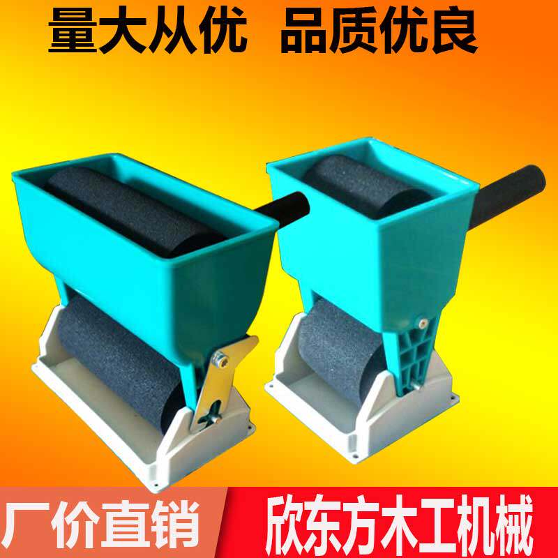 ลูกกลิ้งกาวแบบดรัม เครื่องทาแป - Woodworking Glue Roller บทวิจารณ์และราคา