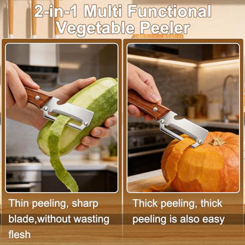 ที่ปอกผักสแตนเลสพร้อมด้ามไม้ ส - Woodworking Hobby บทวิจารณ์และราคา