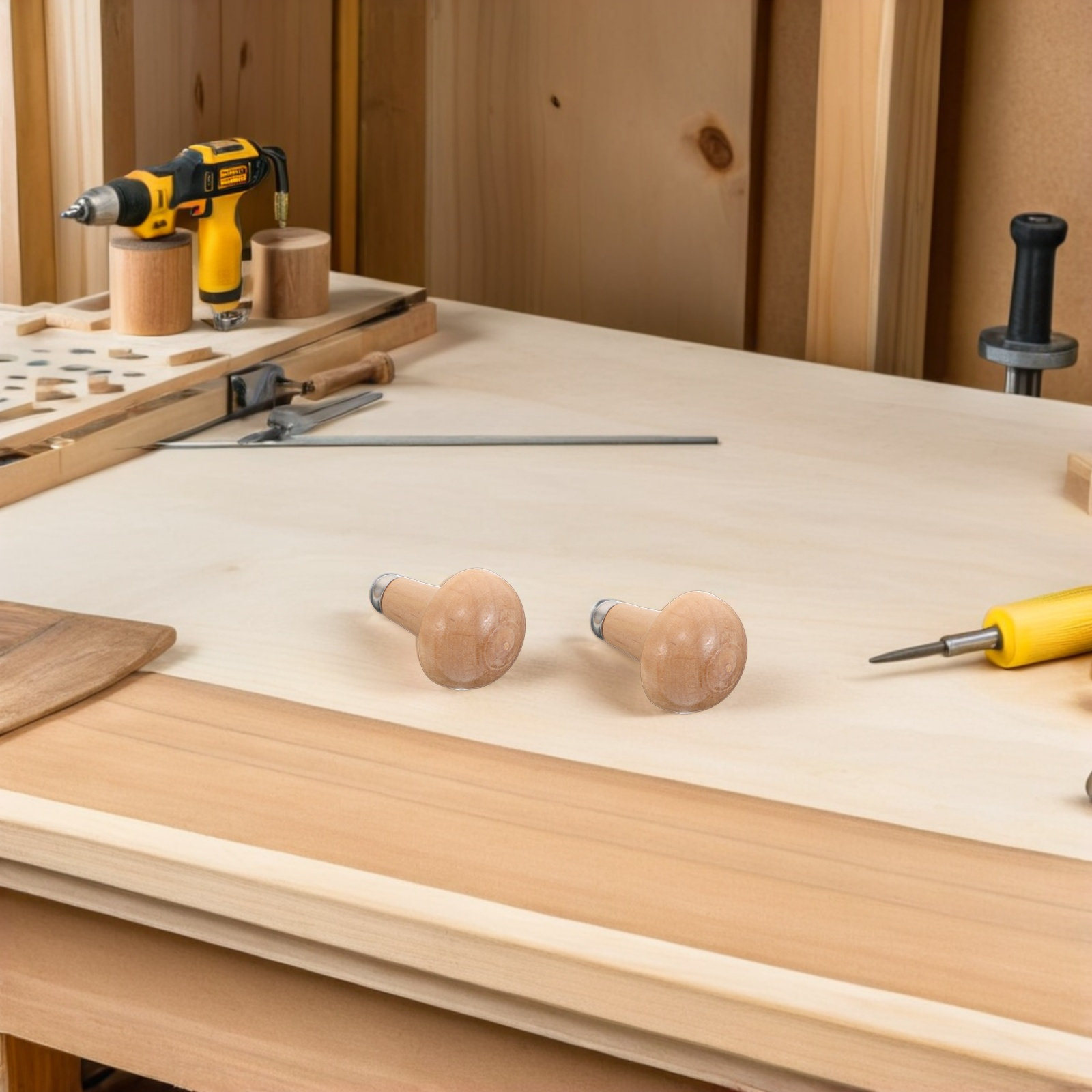ด้ามจับเครื่องมือแกะสลักไม้ 4  - Woodworking File บทวิจารณ์และราคา