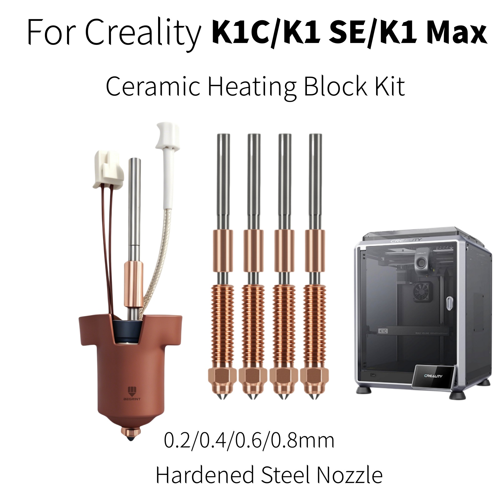 ชุดหัวฉีด Creality K1C K1 MAX  - Creality Printer K1 บทวิจารณ์และราคา