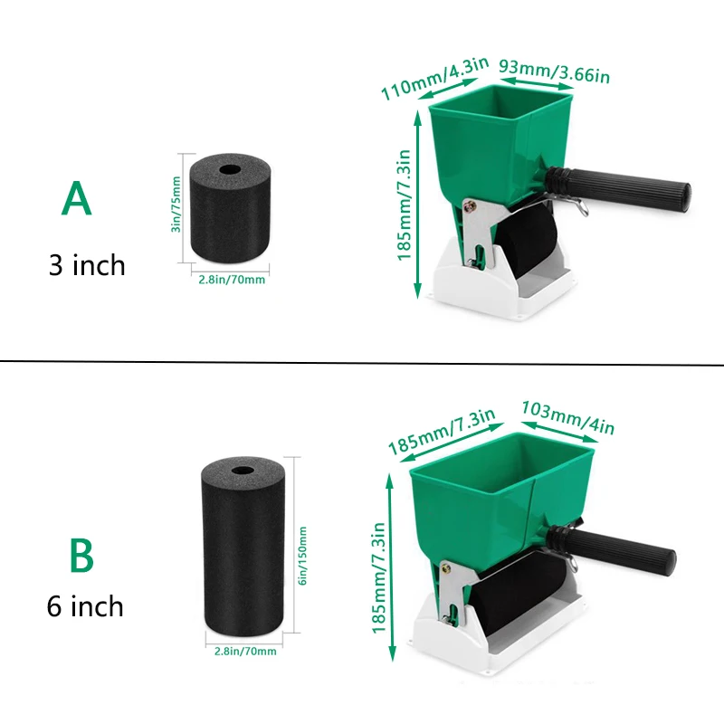 เครื่องทากาวแบบมือหมุน แปรงทาก - Woodworking Glue Roller บทวิจารณ์และราคา