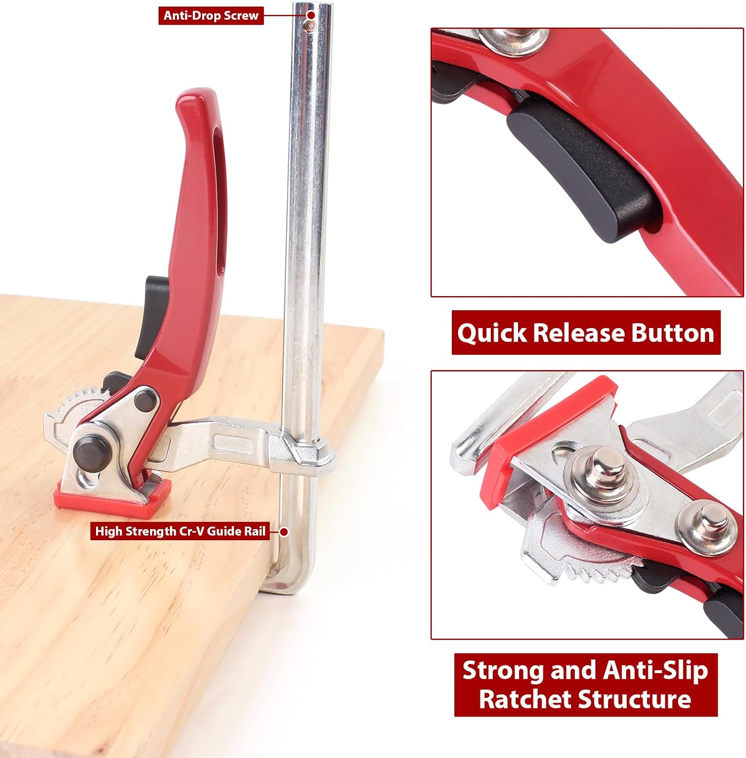 ตัวหนีบแบบหนีบเร็วสำหรับงานหนั - Woodworking Z Clips บทวิจารณ์และราคา