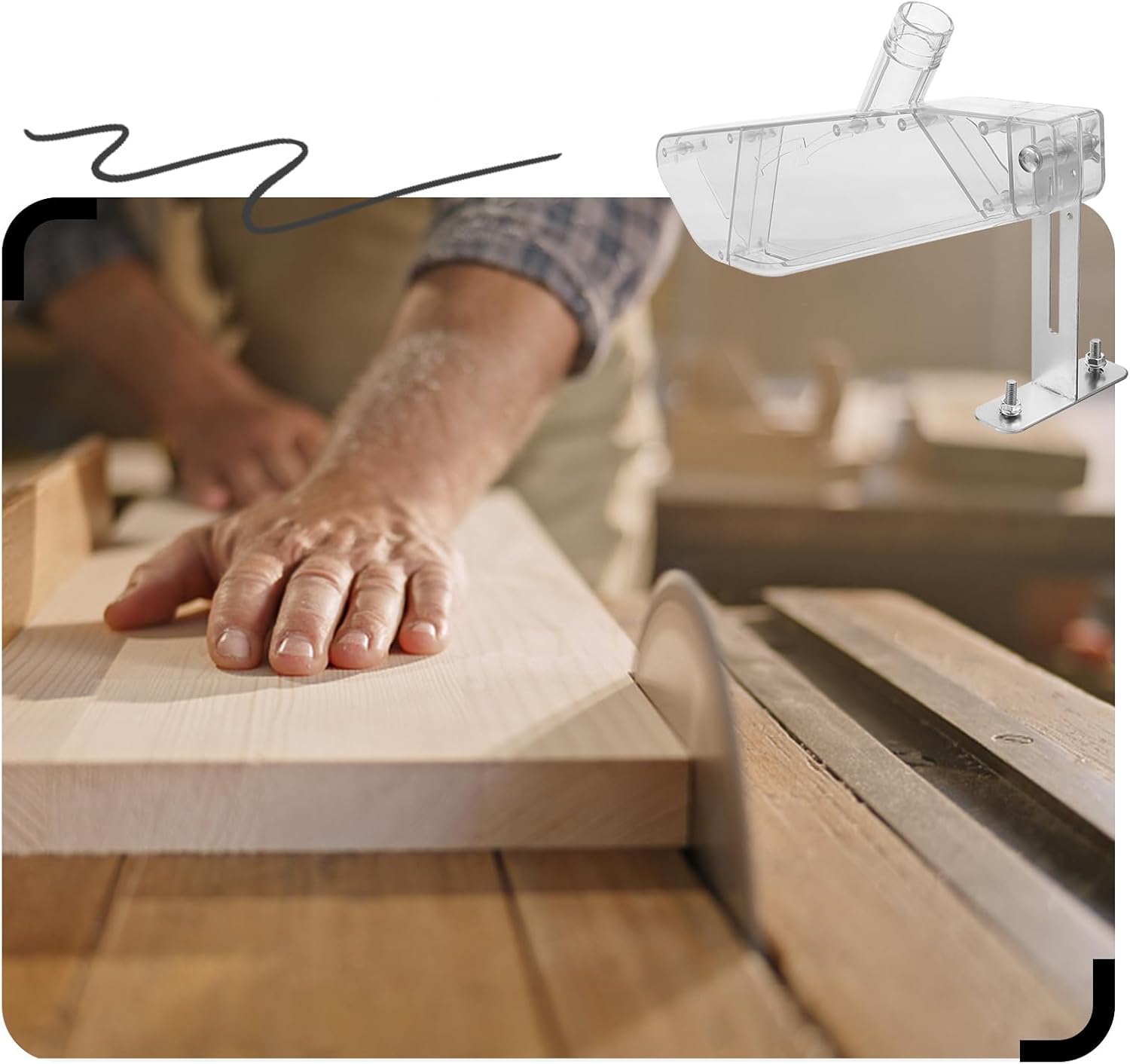 ฝาครอบป้องกันเครื่องเลื่อยวงเด - Woodworking Company บทวิจารณ์และราคา