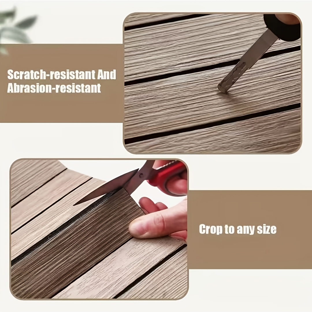 สติกเกอร์ติดผนัง/เพดานลายไม้ 3 - Woodworking Zone บทวิจารณ์และราคา